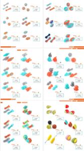 Solido elastico TPR cane giocattolo durevole interattivo Pet palla esplosivo modello fiore mordente masticare gatti eco-friendly - Product Image 4