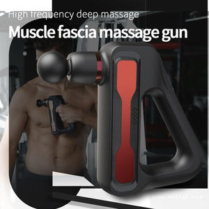 Pistolet de massage Im Very Cool bleu, moteur sans balais, 1800-3200 ppm, 6 têtes, rechargeable par USB, faible bruit, pour le sport et la remise en forme - Product Image 5