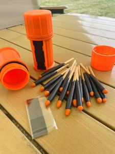 20 fiammiferi a lunga durata antivento per kit di sopravvivenza, escursionismo, campeggio, bushcraft, sopravvivenza all'aperto - Product Image 6