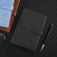 Cuaderno Personalizado A5 de PU de Alta Calidad con Tapa Dura y Cierre Magnético, 100 Hojas, Portátil, para Oficina, Regalo, Promoción