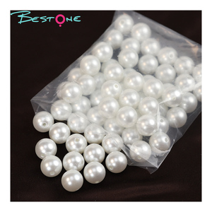 Bestone cổ phiếu bán buôn 65PCS Trắng 16mm nhựa ngọc trai - Product Image 2