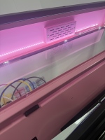 Imprimante DTF Haolic A2 neuve avec shaker à poudre rose, machine d'impression rapide grand format 16,5 pouces pour les boutiques de t-shirts et les entreprises à domicile