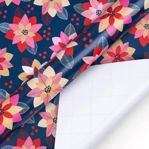 Custom Eco-Friendly Recyclable Floral <b>Pattern</b> Gift Packaging <b>Paper</b> Roll Double-Sided Art Waterproof 100GSM Digital Printing - Product Image 3