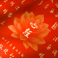 Décoration murale suspendue en laiton style Art Déco, Sutra du Cœur de Hongyi, avec cadre en bois pour espace de méditation - Reproduction authentique pour une concentration apaisante