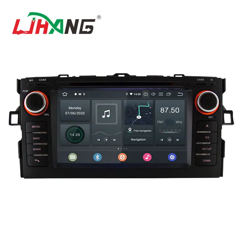 Ljhang Px5 Android 13 4 + 64G Auto Dvd-Speler Voor Toyota Auris 2008 Radio Stereo Multimedia Gps Navigatie