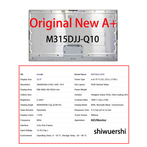 Écran LCD Original Neuf A+ 32 pouces en Gros M315DJJ Q10 Q01 K31 K30 R315DJJ K30 K31 M315HVR01.0 M315HVR01.1 M315QVR02.0 EZ315KKM A4Z - Product Image 4