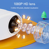 Microscope électronique éducatif pour enfants Y823 rechargeable, facile à utiliser, avec zoom 1000x, écran IPS de 2 pouces et 8 LED