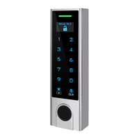 Sistema de Control de Acceso a Puertas con Huella Dactilar y RFID WiFi Tuya, con Logotipo Personalizable, Pantalla OLED Exterior Impermeable