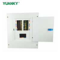 Centros de Carga y Caja de Distribución YUANKY D4-S-6-S 100A 120/240VAC con Nivel de Protección NEMA 3R IP