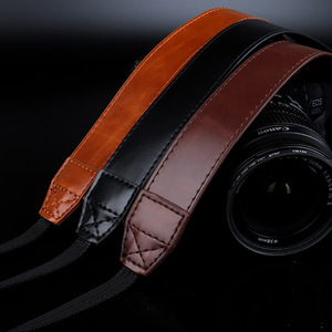 Correa de cámara de cuero PU, correa de hombro para cámara DSLR, correa de cuello para cámara <span class=keywords><strong>Nikon</strong></span> D7200 D7500 D5600 <span class=keywords><strong>D5500</strong></span> D5300 D5200 D5100 D3400 D90 D80 - Product Image 2