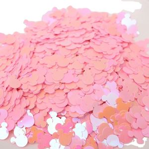Lentejuelas de PVC con diseño de cabeza de Mickey, coloridas, sueltas, personalizadas, de 1 kilogramo, para decoración, accesorios de bricolaje - Product Image 6