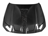 Capot en fibre de carbone sèche partiellement forgé de style PK personnalisé pour BMW M3 M4 G80 G82