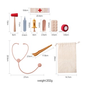 Toptan silikon doktor oyuncak seti simülasyon tıbbi kiti oyuncaklar ebeveyn-çocuk oyunu rol çocuklar için oyuncaklar oyna Pretend - Product Image 2