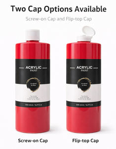 Peinture acrylique non toxique pour toile, 500ml, peinture de couleur pour artiste - Product Image 2