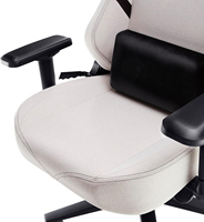 Chaise de jeu en tissu avec accoudoirs 4D, logo brodé, taille XL, chaises de gamer de luxe, grande taille, chaise de bureau, chaise d'ordinateur pour la maison