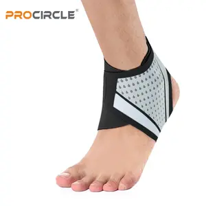 Sports Adjustable breathable compression ankle support brace for running walking