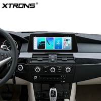 XTRONS Écran entièrement laminé de 10,25 pouces, Qualcomm 662, 8+128 Go, 4G mondial, Android 14, autoradio pour BMW Série 5 E60/E61/M5, système CCC