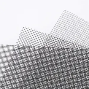 Stock Supply Of Multi-size 0.25mm Galvanized Wire Mesh Anti-mosquito Fly Metal Screen Window And Door Insect Screen