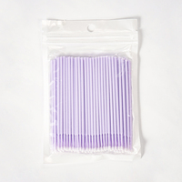 100pcs pinceaux micro-applicateurs jetables, pinceaux dentaires pliables pour extensions de cils, pinceaux de maquillage, cotons-tiges, vente en gros
