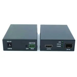 20KM HD-MI KVM USB Extender Pour Optique Fiber Sur TCP IP réseau protocole Soutien 1080P IR HD-MI