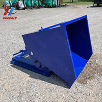 Vente chaude transportable en acier benne Mini chariot élévateur benne à ordures auto-vidage trémie basculante pour l'industrie