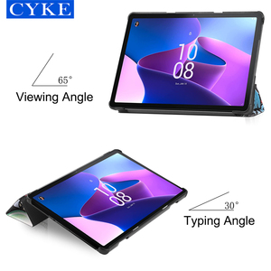 Funda Protectora de Cuero Pintada con Tapa Tríptica para Tablet <span class=keywords><strong>Lenovo</strong></span> <span class=keywords><strong>Tab</strong></span> <span class=keywords><strong>M10</strong></span> <span class=keywords><strong>3</strong></span>.ª Generación TB-328F de 10.1 Pulgadas - Product Image 3