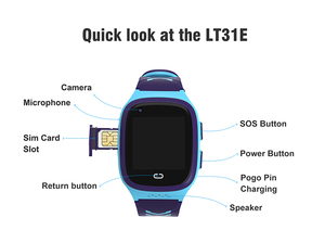 Reloj Inteligente Deportivo LT31 para Niños, con GPS, Resistente al Agua, Videollamadas, Chat, SOS, para Niñas y Niños Estudiantes - Product Image 5