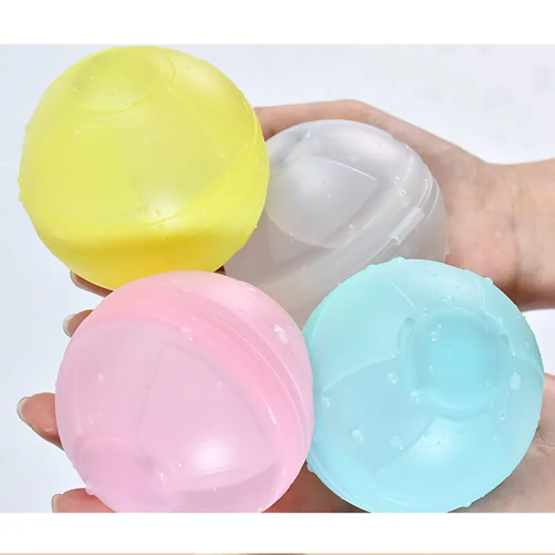 Refillable LED Water Bomb Splash Balls Reusable Water Balloons Quick Fill Self Sealing Summer Water Toys For Kids
