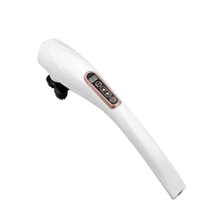 Pistola de masaje muscular infrarroja inalámbrica de mano con martillo de masaje corporal con cabeza de metal frío y calor - Product Image 2