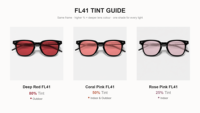 Lunettes anti-lumière bleue FL41 FL-41 à verres roses pour intérieur, contre la migraine, la sensibilité à la lumière, l'éblouissement et les lumières fluorescentes LED