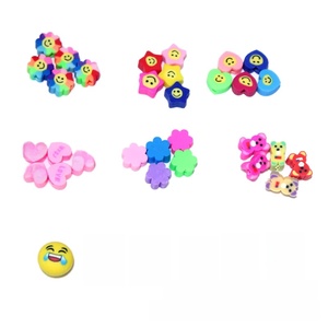 1000 pièces de perles en argile pour bijoux DIY, perles visage souriant, pour bracelets et colliers, vente en gros, perles en céramique souple et porcelaine - Product Image 4