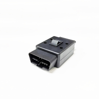 Venta al por mayor de 16 pines OBD2 macho a hembra adaptador de conector J1962 extensor OBD II convertidor con interruptor para prueba de diagnóstico