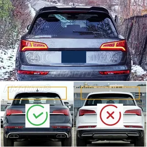 สปอยเลอร์หลังคาสีดำสำหรับ Audi Q5 ปี 2018 ถึง 2022 ปีกหลังกระจกหลัง ฝากระโปรงท้าย วัสดุ ABS อุปกรณ์ตกแต่ง - Product Image 6