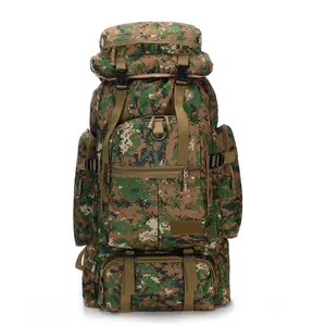 75L Large Capacity Camouflage Mountaineering Bag Men Outdoor Sports tactical Waterproof Backpack