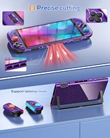 Étui de protection en cristal divisé TPU/PC pour Nintendo Switch2, compatible avec la communication filaire