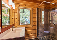 Chalet en bois rustique préfabriqué pour l'hiver – Maison de type cabane en bois