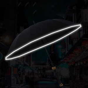LM-<span class=keywords><strong>X</strong></span> parapluies de samouraï japonais créatifs du fabricant 8K 16K 24K parapluies à bande réfléchissante Katana épée droite à long manche - Product Image 4