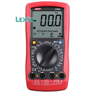 Multimètre de poche universel Uni-t Ut58d 1000v 20a avec mesure de la capacité et de l'inductance, grand écran LCD - Product Image 1