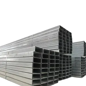 10 mm thick 20x40 galvanized square rectangular steel water collection pipe dn100 price supplier