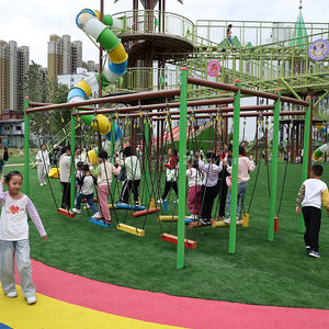 Manèges de parc d'attractions, aire de jeux extérieure, pont en bois massif, équipement de divertissement pour la plage, à vendre - Product Image 5