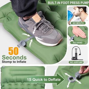Colchoneta de <span class=keywords><strong>Camping</strong></span> Plegable Ultraligera WOQI, con Revestimiento de Tela Asia, sin Inflado - Product Image 2
