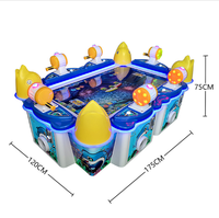 Machine de jeu de poisson bon marché de terre de banane