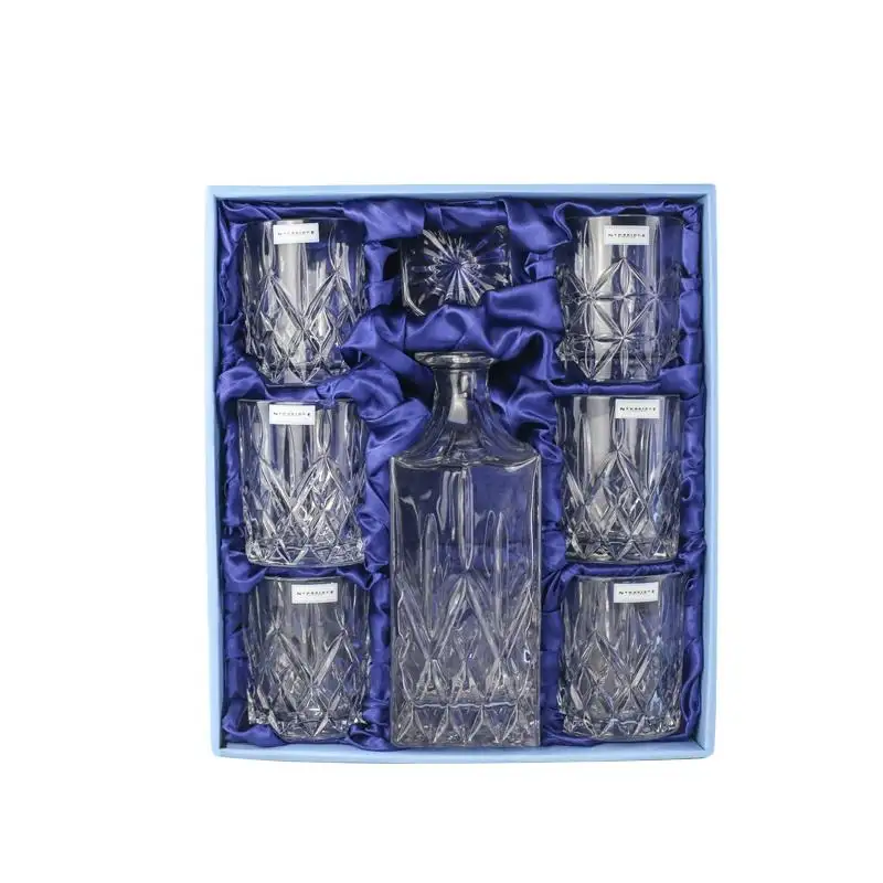 Prezzo di fabbrica Logo personalizzato regalo bottiglia di vino bicchiere bicchiere Whisky Set