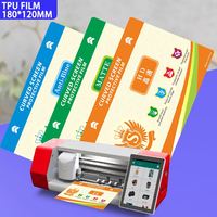Machine de découpe de films protecteurs d'écran pour téléphones portables, montres intelligentes et GPS, anti-lumière bleue 3D PMMA/PET TPU 180*120mm, modèle 2026