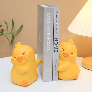 Vente en gros de décorations de table d'animaux mignons personnalisés Statue d'éléphant de canard serre-livres pour salle d'étude - Product Image 6