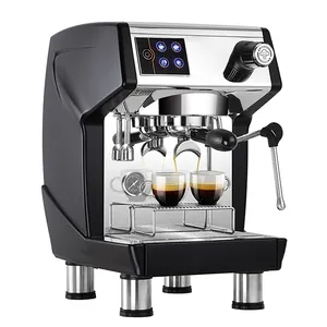 Máquina de café expreso profesional, máquina de café automática italiana, capuchino