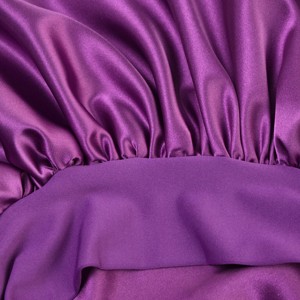 Bonnet de nuit en satin de soie de luxe <span class=keywords><strong>pour</strong></span> femmes, confortable, avec lien ajustable <span class=keywords><strong>pour</strong></span> un maintien sûr, idéal <span class=keywords><strong>pour</strong></span> préserver les coiffures bouclées pendant la nuit - Product Image 4