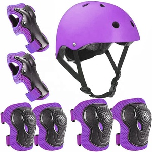 高品質ABSスケートボードスケートヘルメットリストガードリストバンドチャイルドバイクサイクリングスケート安全ヘルメット - Product Image 1