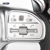 Volant sport en cuir perforé en fibre de carbone de haute qualité pour Mercedes-Benz C E S GLC GLE GLS Plug & Play personnalisé