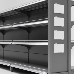 Giá để hàng bán lẻ đa năng hai mặt bằng thép bền, kệ siêu thị chịu lực cao, kệ nhẹ dùng cho cửa hàng - Product Image 1